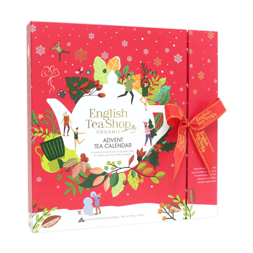 Advent Calendar - Book Style Red - 25 Pyramids - Image 4