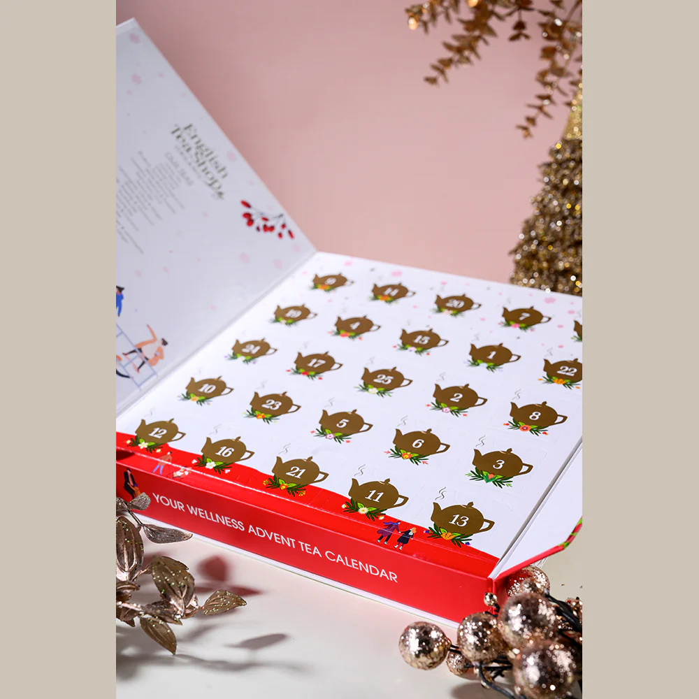 Advent Calendar - Book Style White - 25 Pyramids - Image 3