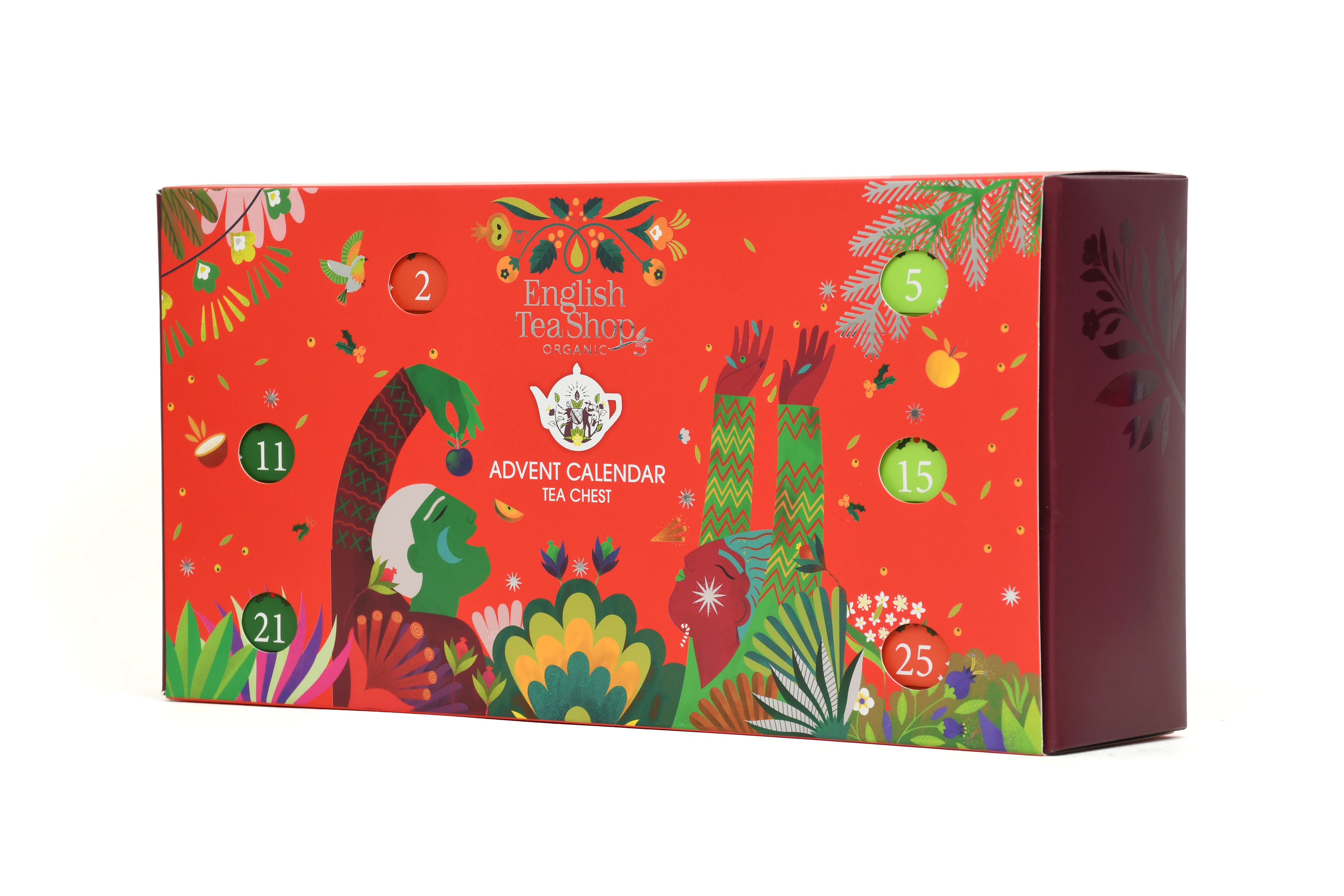 Advent Calendar Chest - Red - 25 Pyramids - NEW FOR 2025 - Image 4