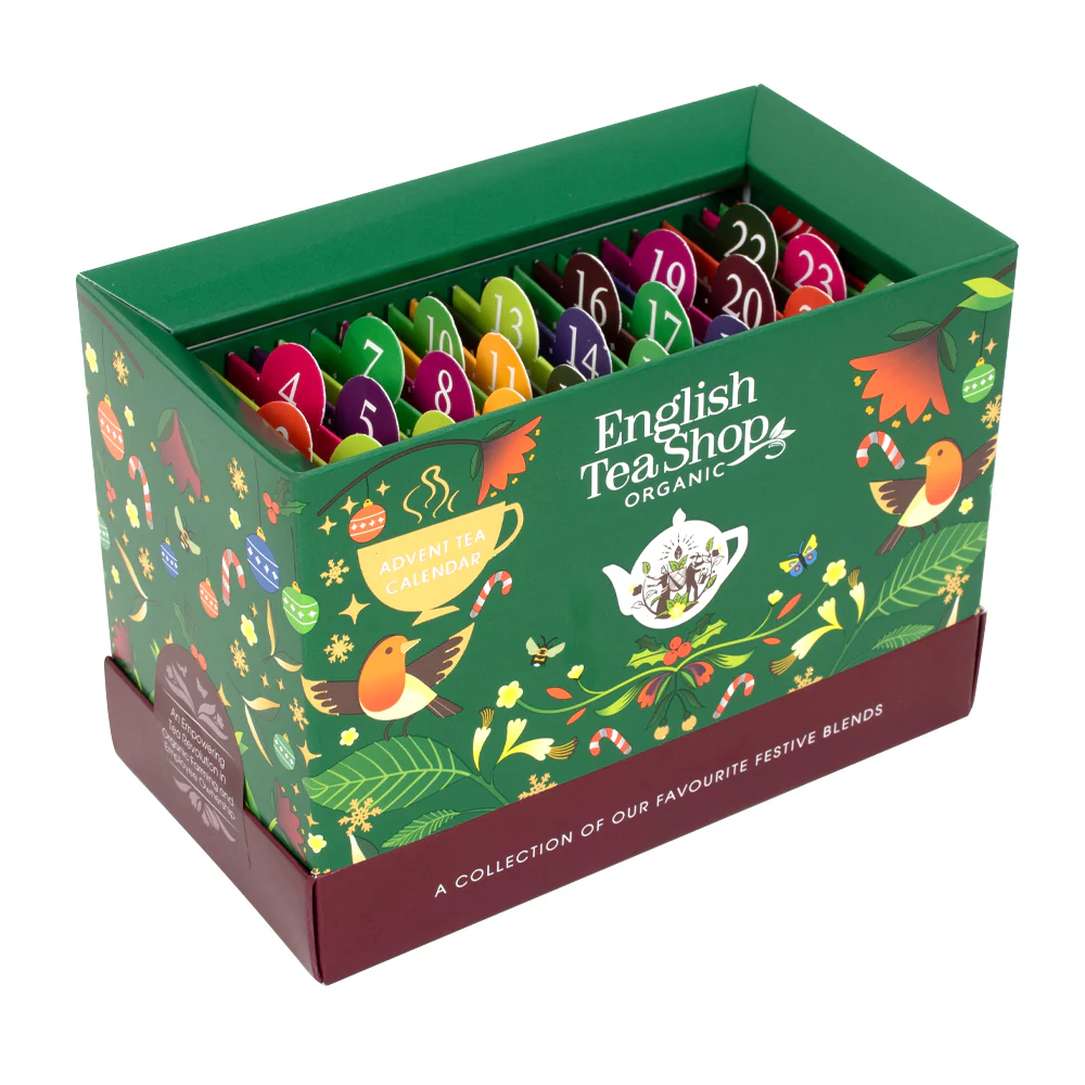Advent Calendar - Green Gift Box - 25 Tea Sachets - Image 5