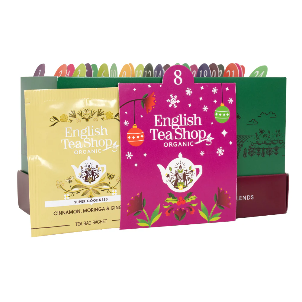 Advent Calendar - Green Gift Box - 25 Tea Sachets - Image 6