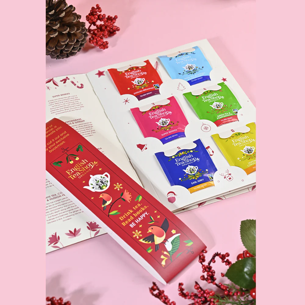 Advent Calendar - Sachet Book Red - 24 Tea Sachets - Image 10