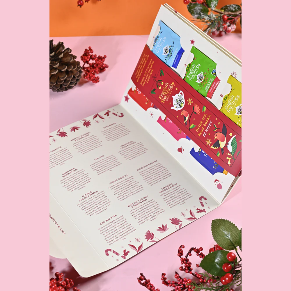 Advent Calendar - Sachet Book Red - 24 Tea Sachets - Image 11