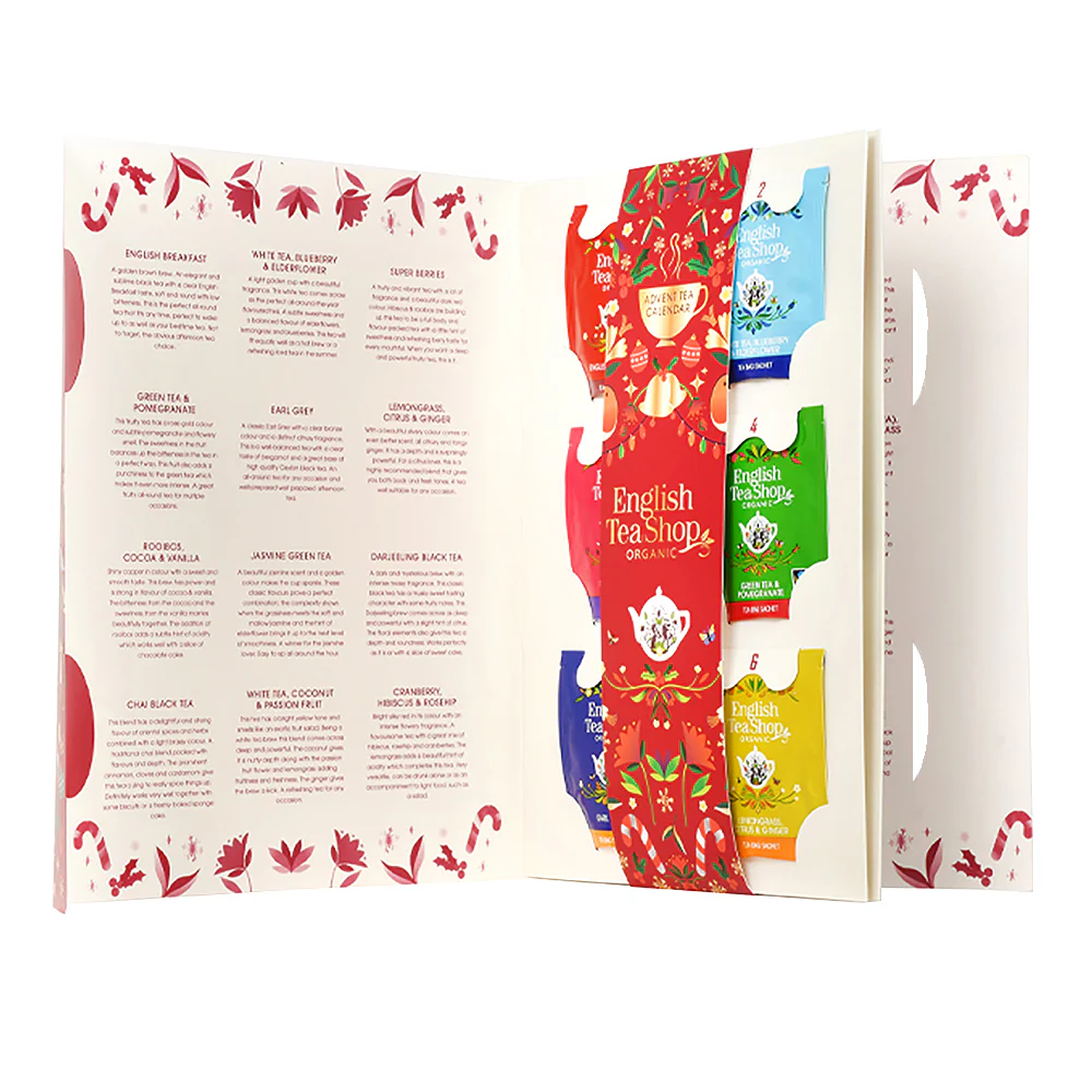 Advent Calendar - Sachet Book Red - 24 Tea Sachets - Image 12