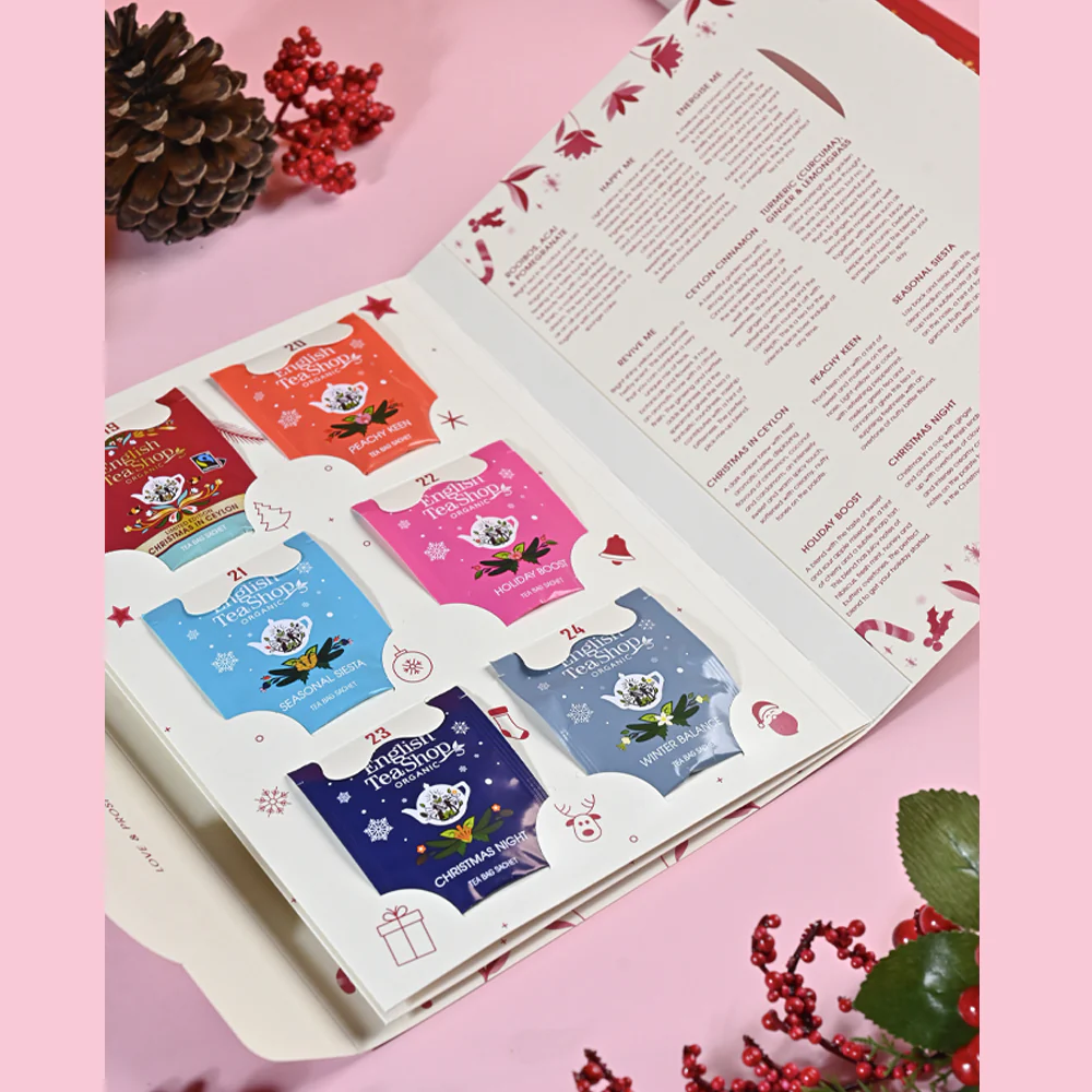 Advent Calendar - Sachet Book Red - 24 Tea Sachets - Image 8