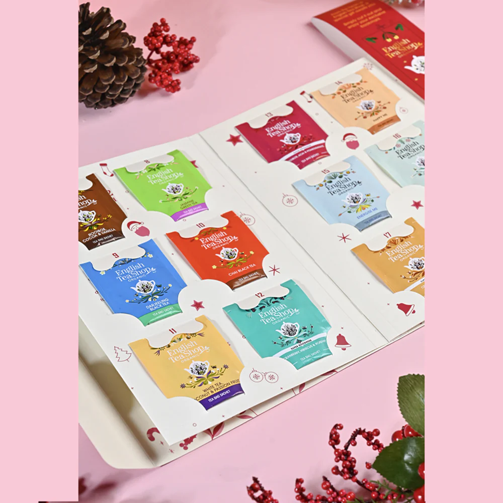 Advent Calendar - Sachet Book Red - 24 Tea Sachets - Image 9