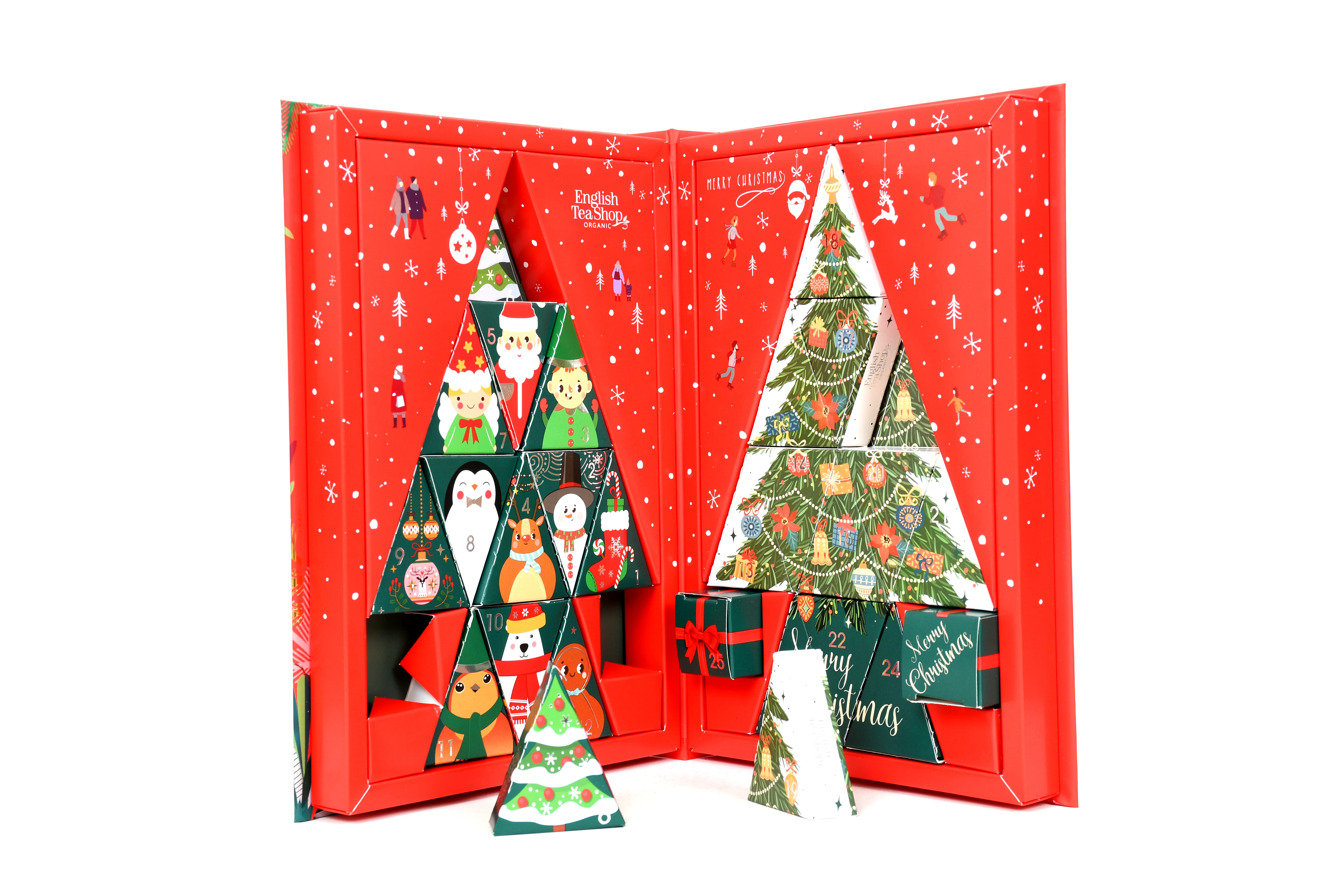 Advent Calendar Tea Book - Red - 25 Pyramids - NEW FOR 2025 - Image 4