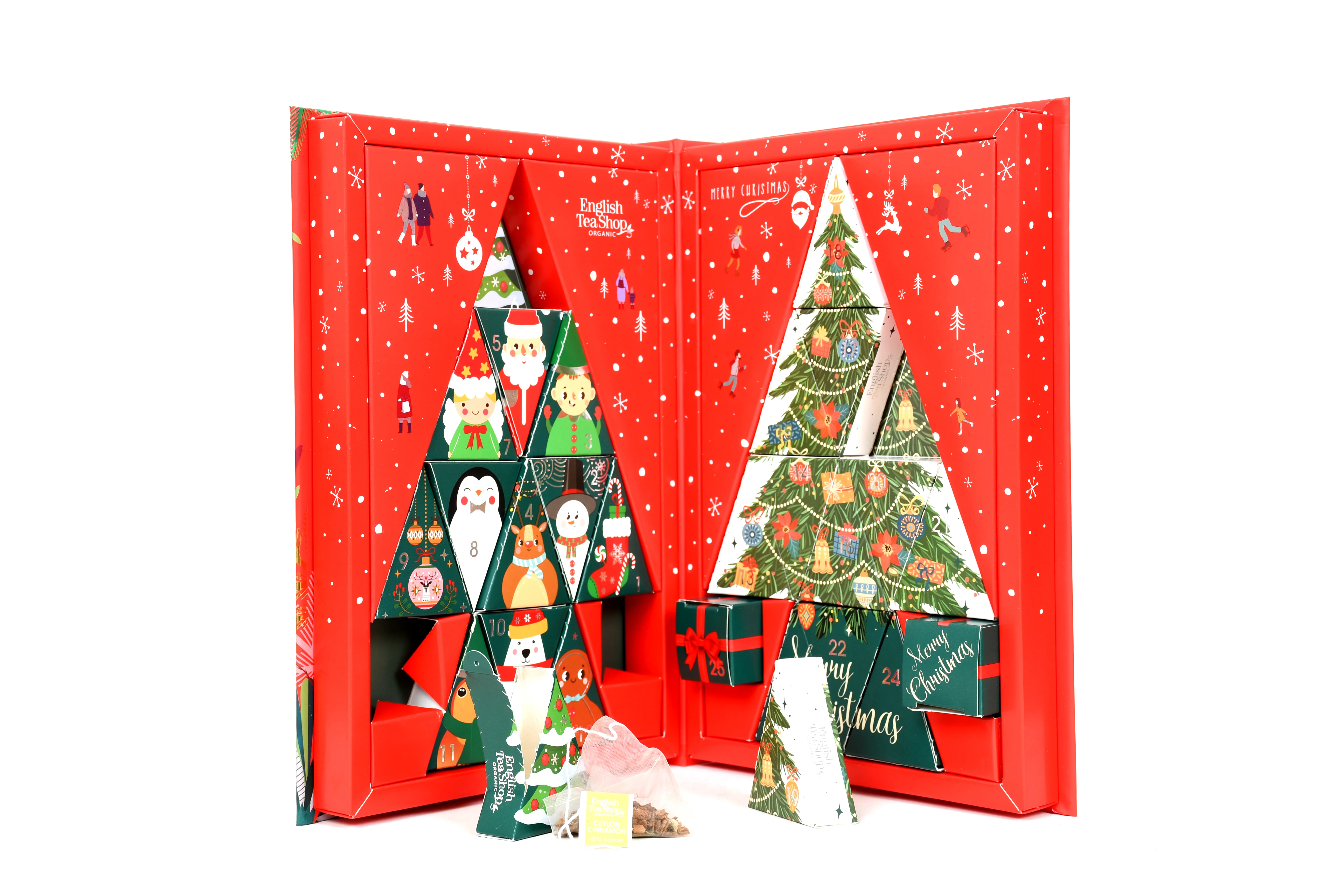 Advent Calendar Tea Book - Red - 25 Pyramids - NEW FOR 2025 - Image 6