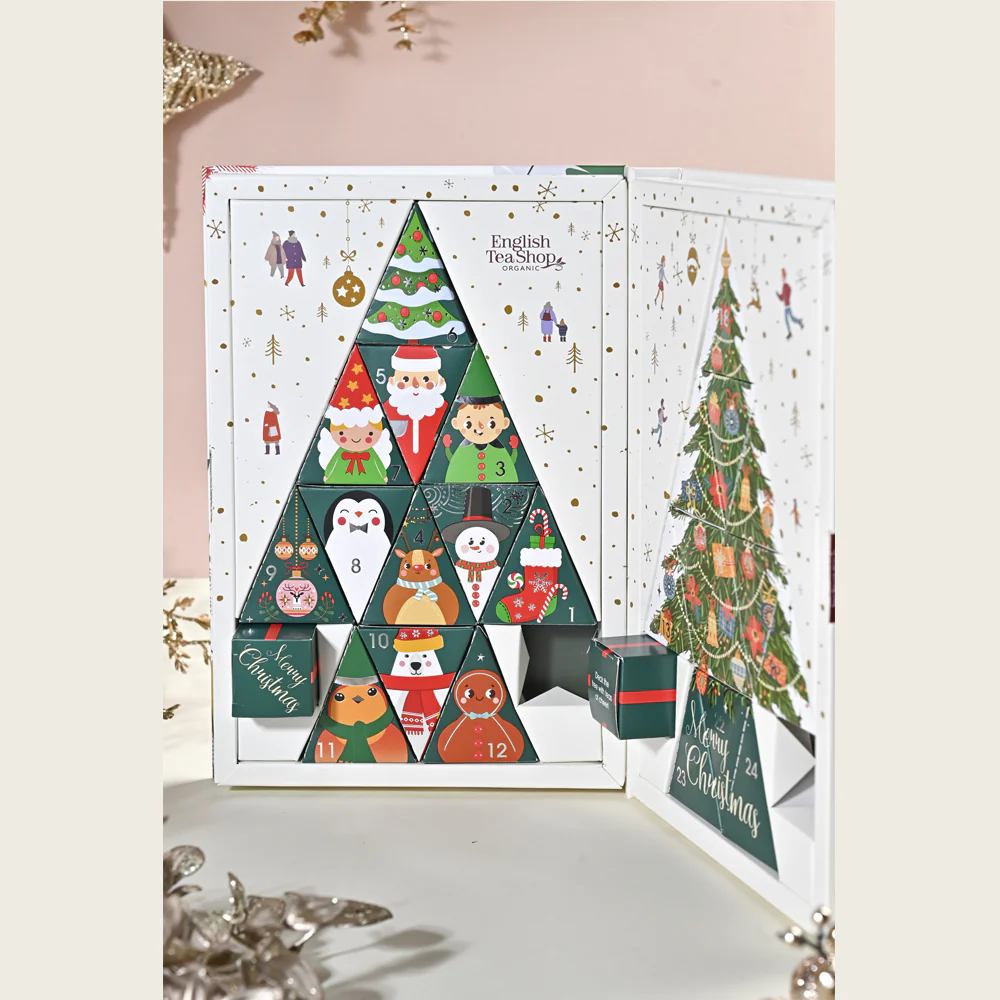 Advent Calendar - Tea Book White -  25 Pyramids - Image 10