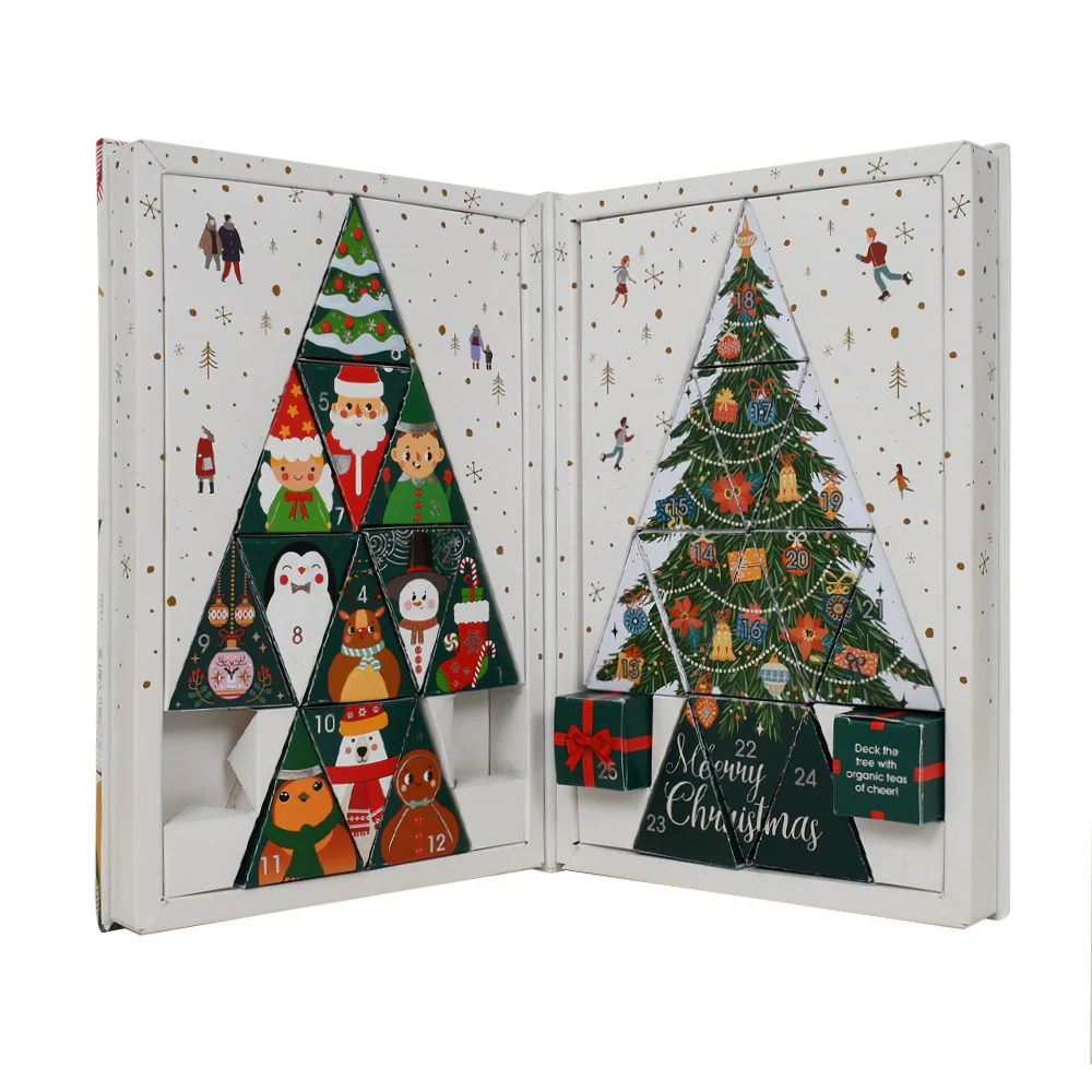Advent Calendar - Tea Book White -  25 Pyramids - Image 5
