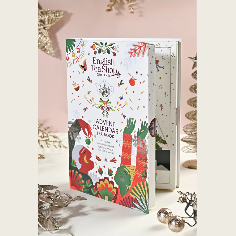 Advent Calendar - Tea Book White -  25 Pyramids - Image 6