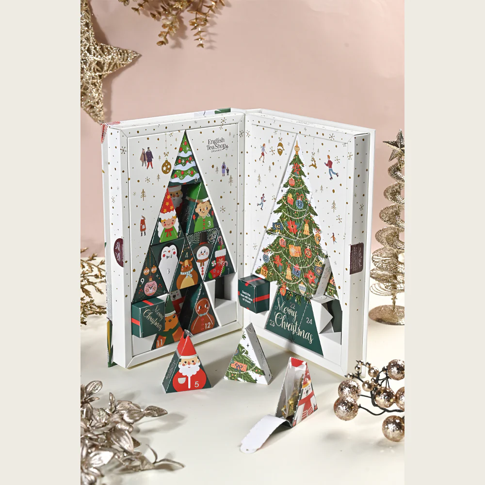 Advent Calendar - Tea Book White -  25 Pyramids - Image 8
