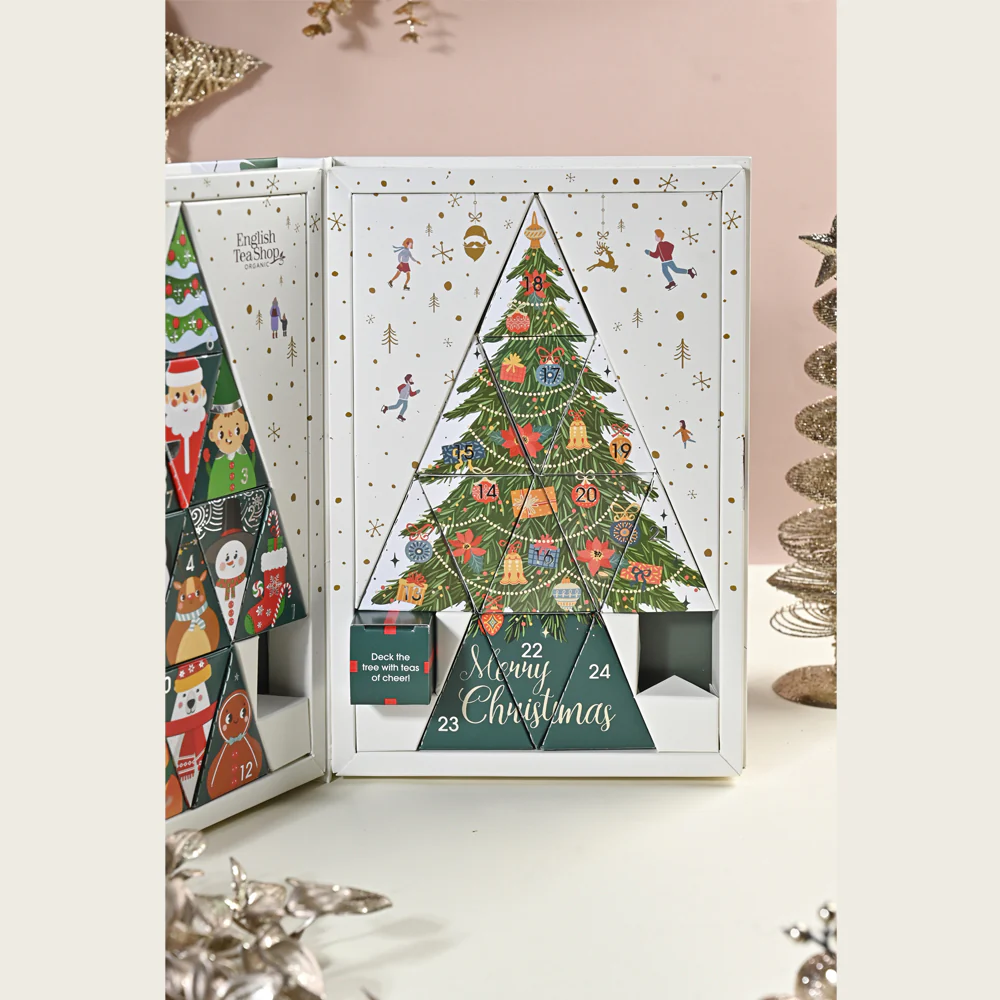 Advent Calendar - Tea Book White -  25 Pyramids - Image 9