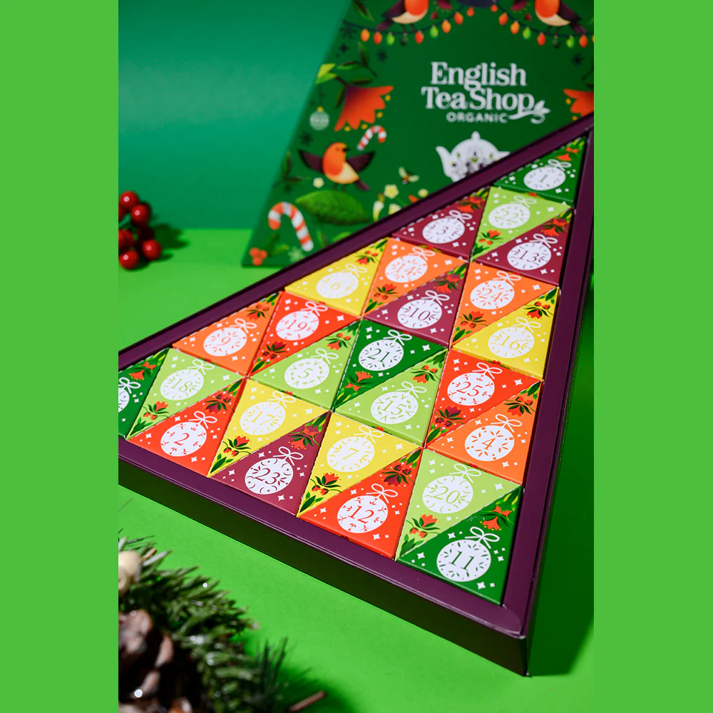Advent Calendar - Triangular Green - 25 Pyramids - Image 3