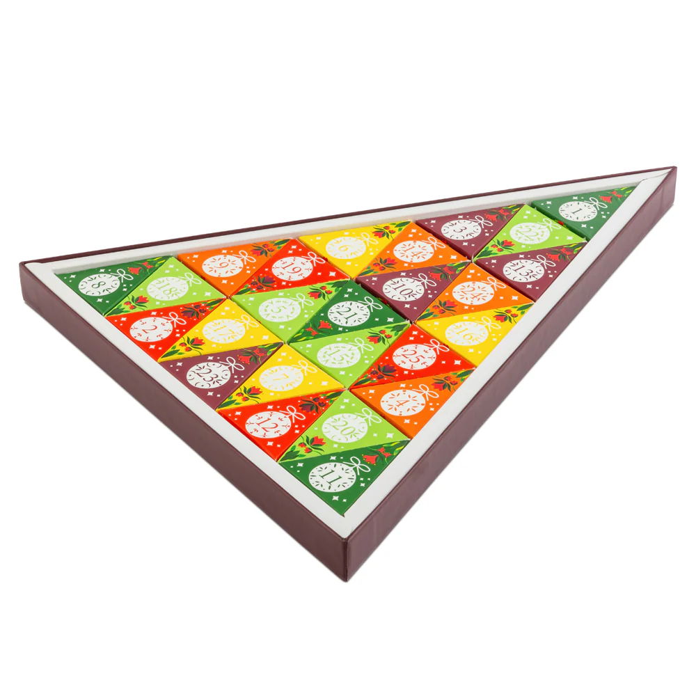 Advent Calendar - Triangular Green - 25 Pyramids - Image 5
