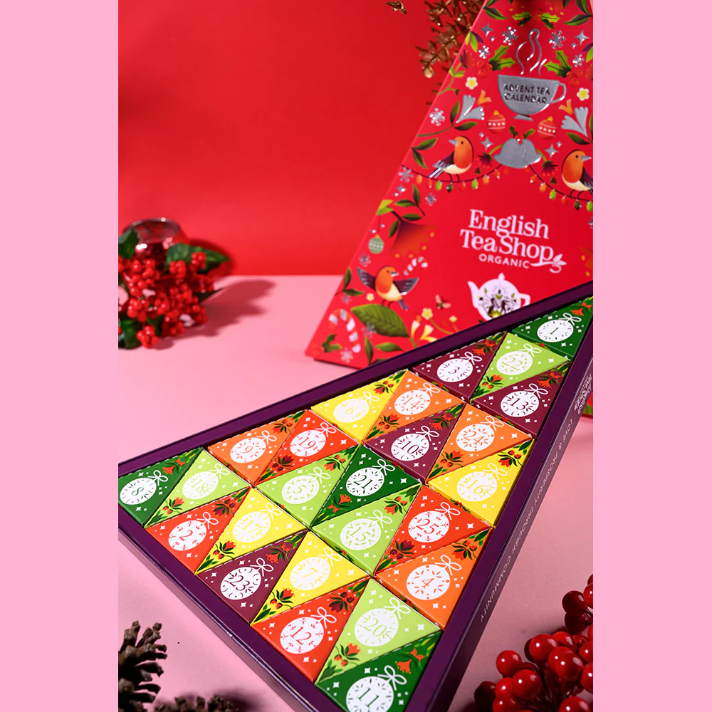 Advent Calendar - Triangular Red - 25 Pyramids - Image 3
