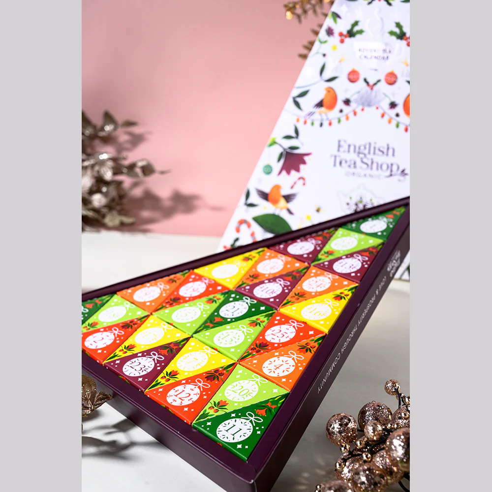 Advent Calendar - Triangular White  - 25 Pyramids - Image 3