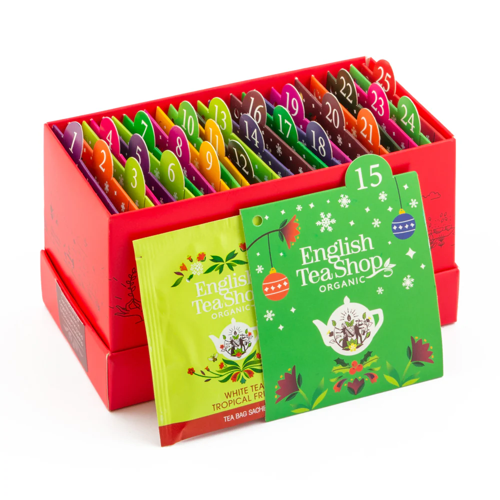 Advent Calendar - White Gift Box - 25 Tea Sachets - Image 7