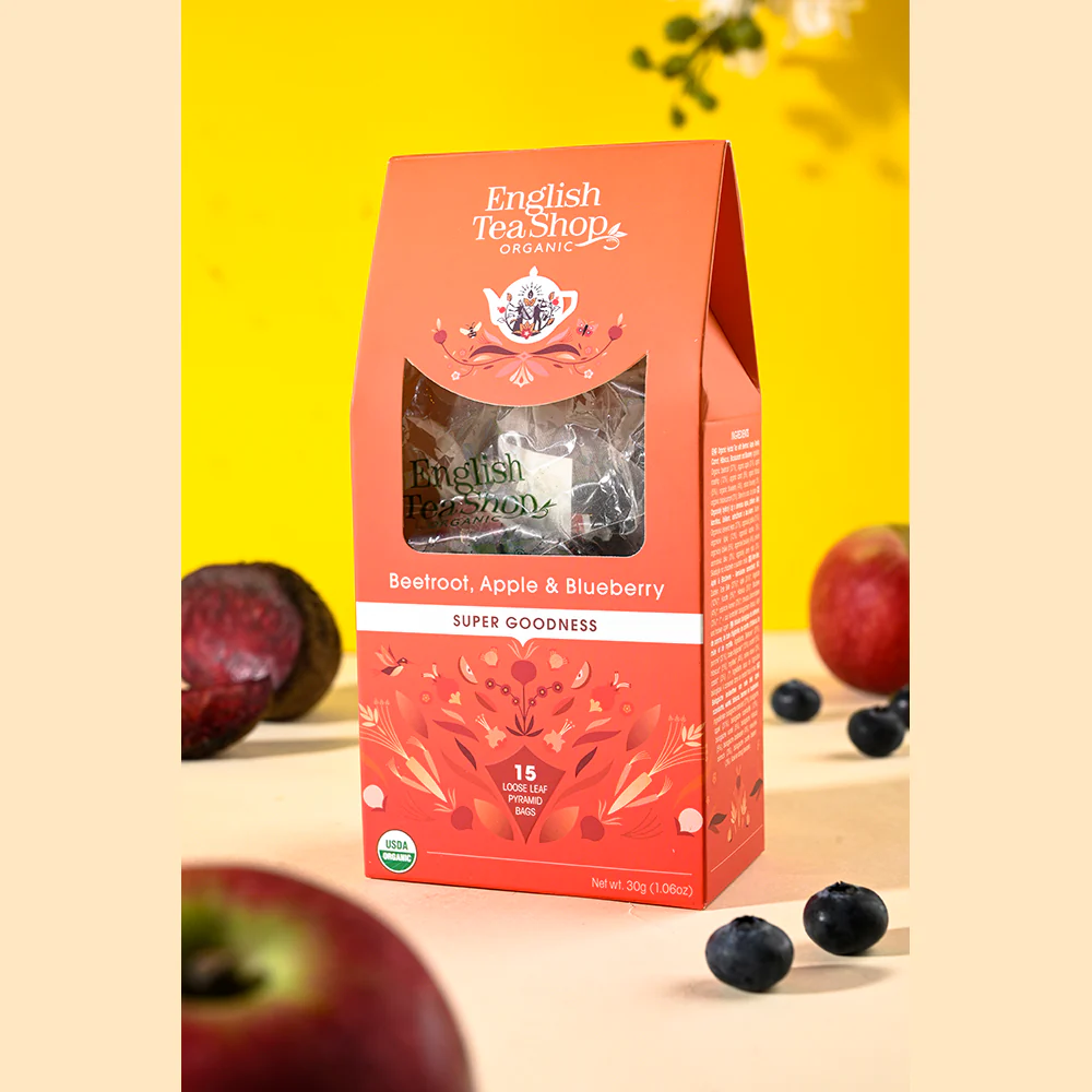 Beetroot, Apple & Blueberry - 15 Pyramids - Image 4