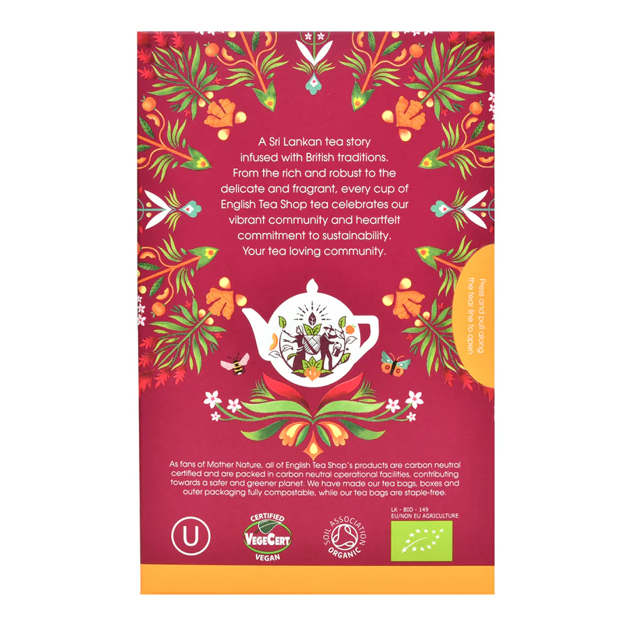 Black Tea & Ginger with Peach - 20 Tea Sachets - Image 5
