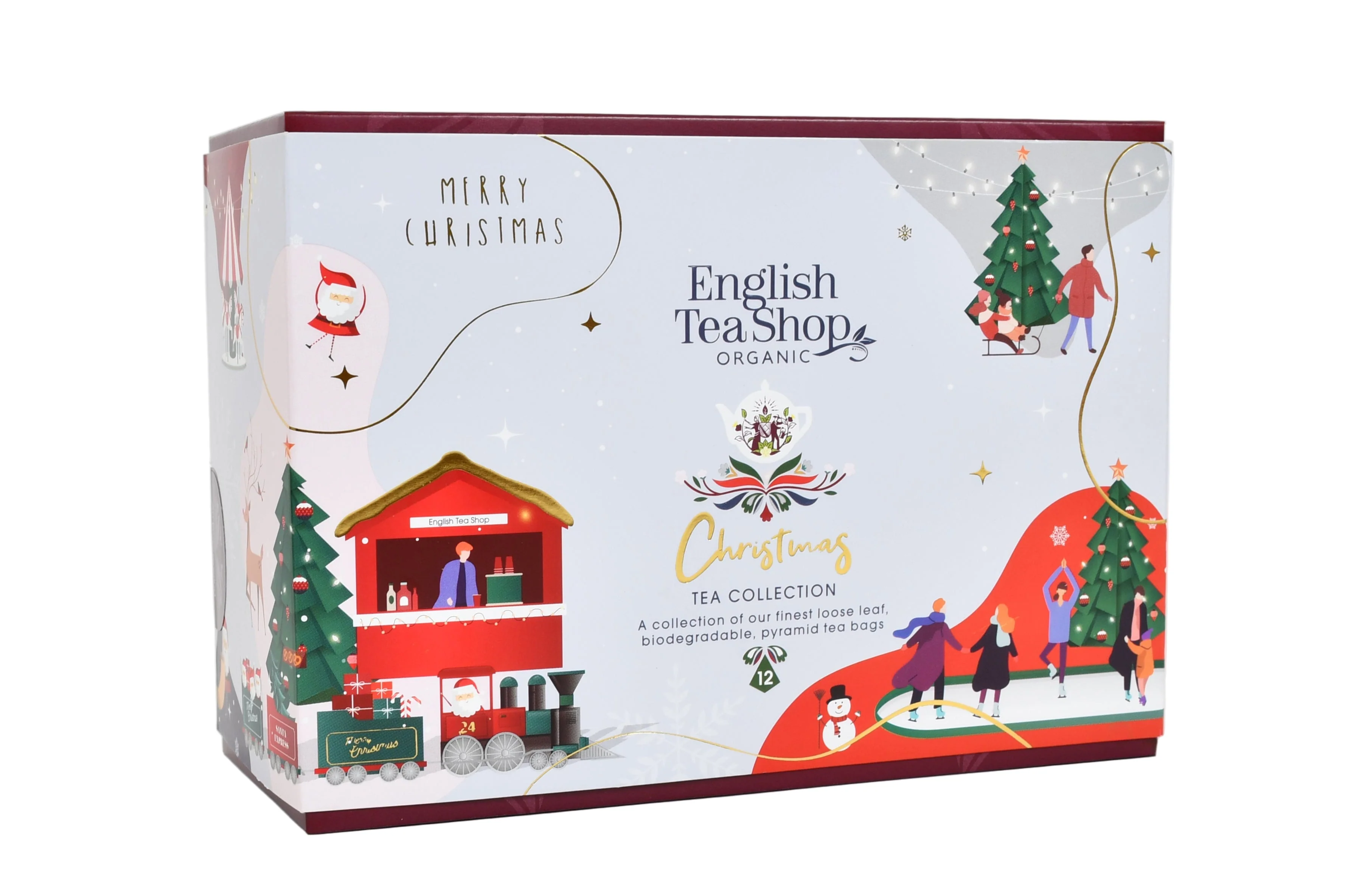 Christmas Tree Collection - White Wonders -12 Pyramid Gift Pack - New for 2025 - Image 2