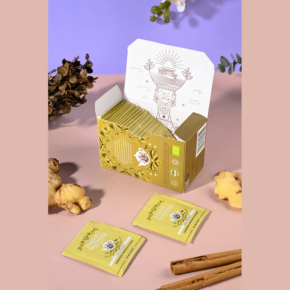 Cinnamon, Moringa & Ginger - 20 Tea Sachets - Image 3