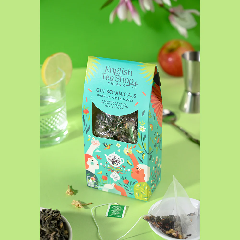 Green Tea, Apple & Jasmine - Gin Botanicals - 7 Pyramids - Image 2