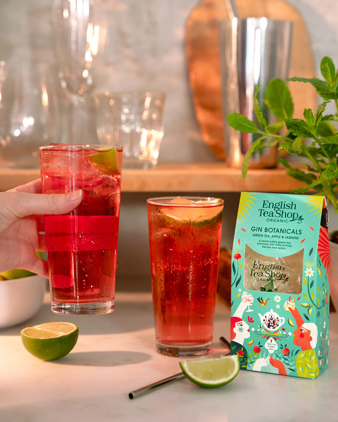 Green Tea, Apple & Jasmine - Gin Botanicals - 7 Pyramids - Image 3