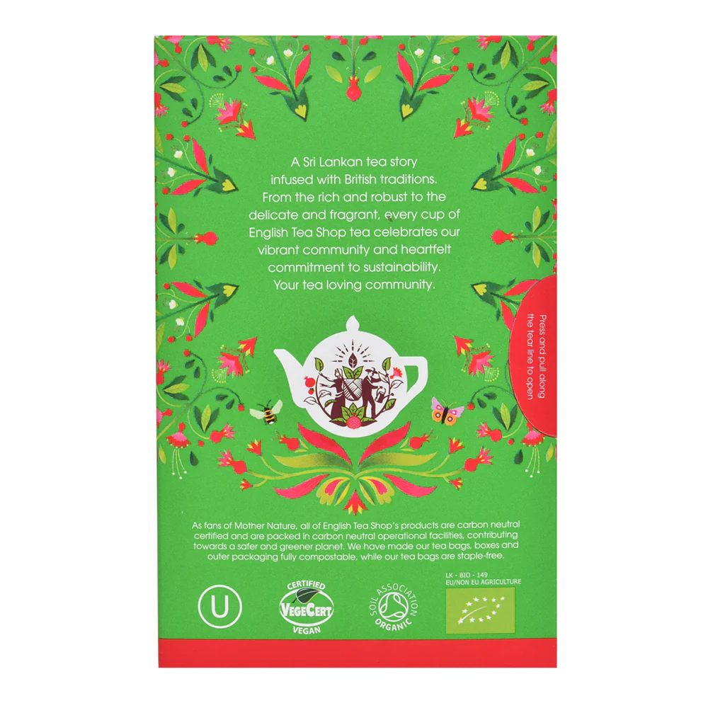 Green Tea & Pomegranate - 20 Tea Sachets - Image 5