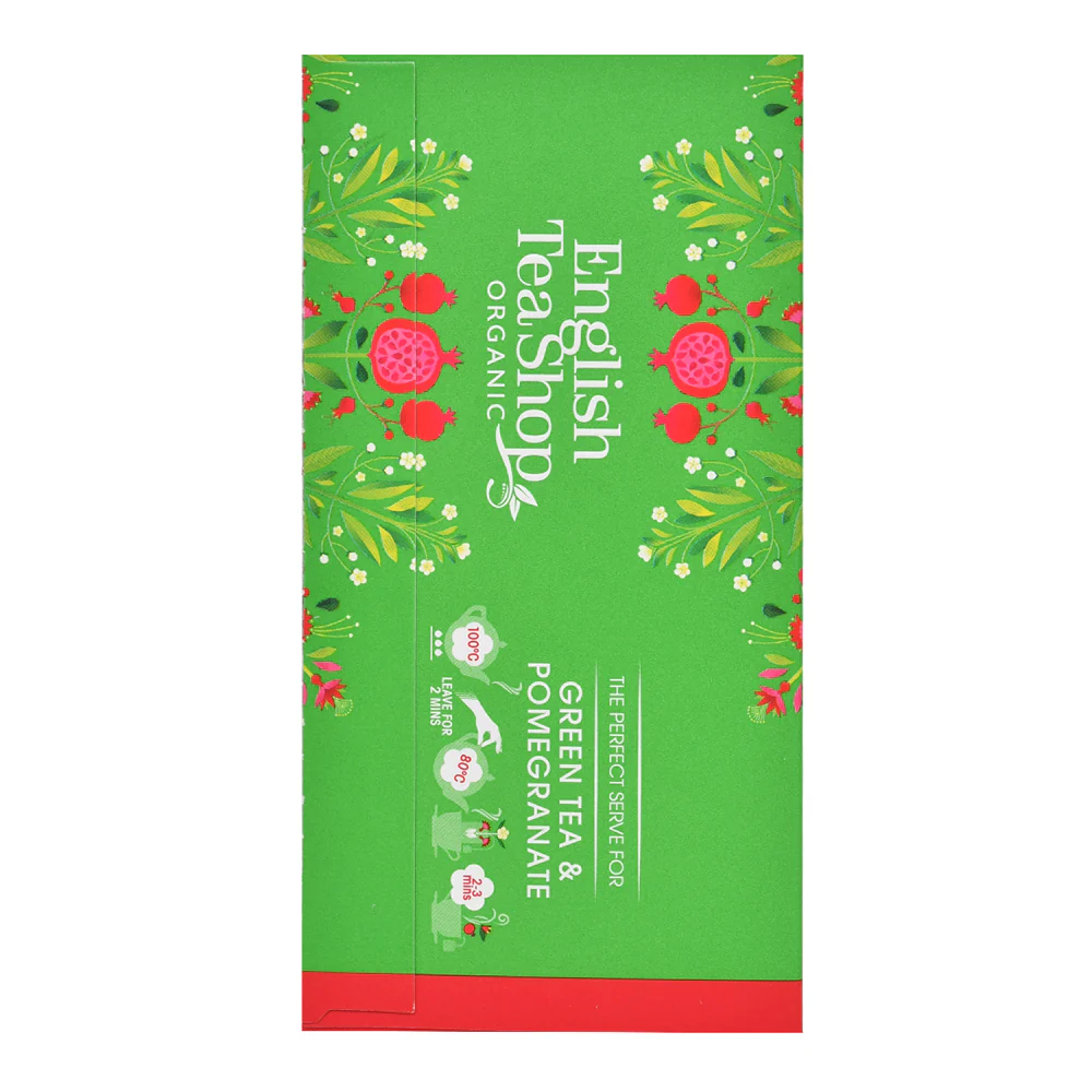 Green Tea & Pomegranate - 20 Tea Sachets - Image 6