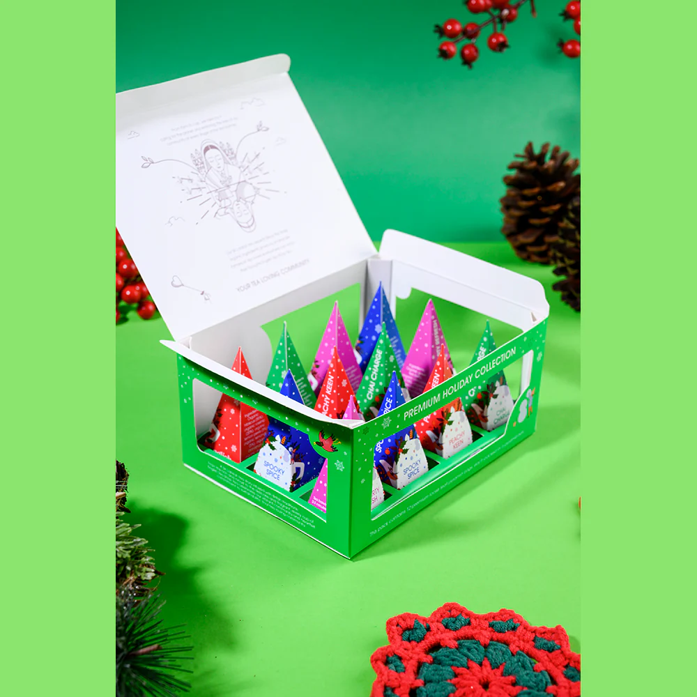 Holiday Green Prism  -12 Pyramid Gift Pack - Image 3