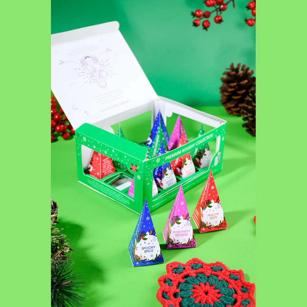 Holiday Green Prism  -12 Pyramid Gift Pack - Image 4