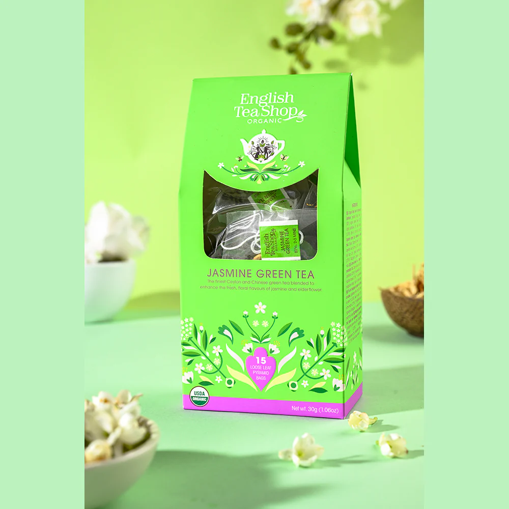 Jasmine Green Tea - 15 Pyramids - Image 4