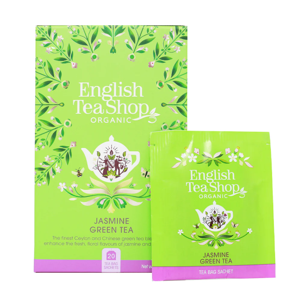 Jasmine Green Tea -20 Tea Sachets - Image 4