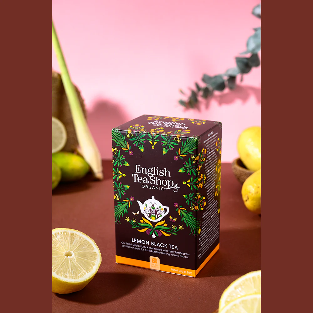 Lemon Black Tea - 20 Tea Sachets - Image 3