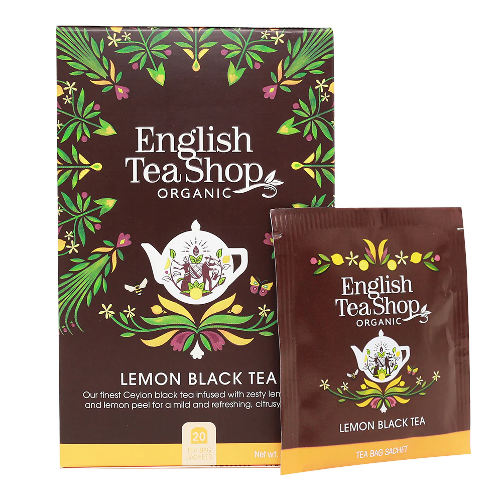 Lemon Black Tea - 20 Tea Sachets - Image 4