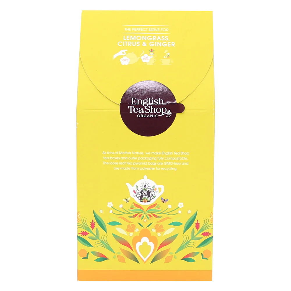 Lemongrass, Citrus & Ginger -15 Pyramids - Image 3