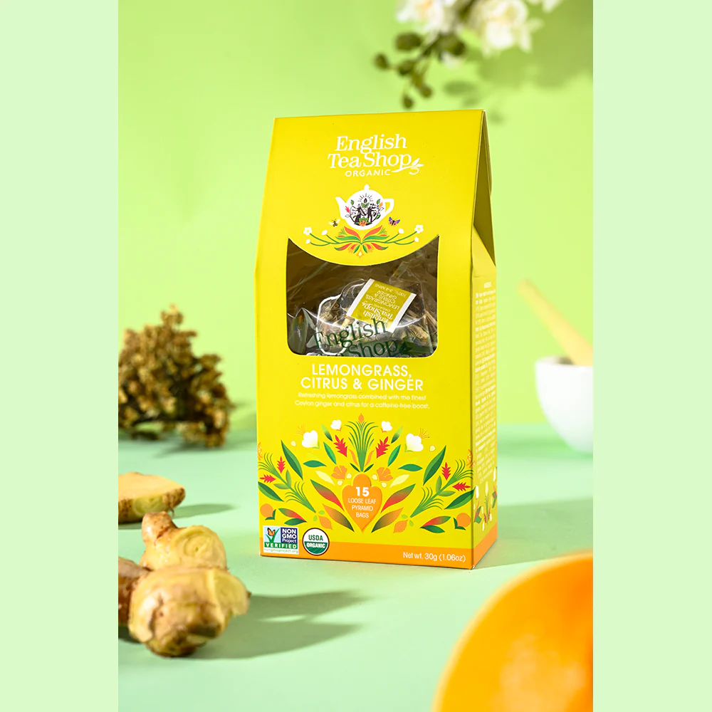 Lemongrass, Citrus & Ginger -15 Pyramids - Image 4