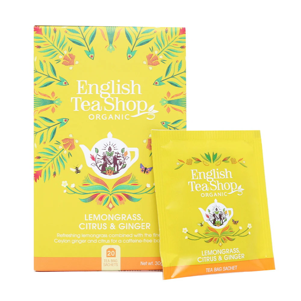 Lemongrass, Citrus & Ginger - 20 Tea Sachets - Image 6