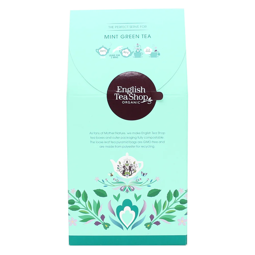 Mint Green Tea - 15 Pyramids - Image 3