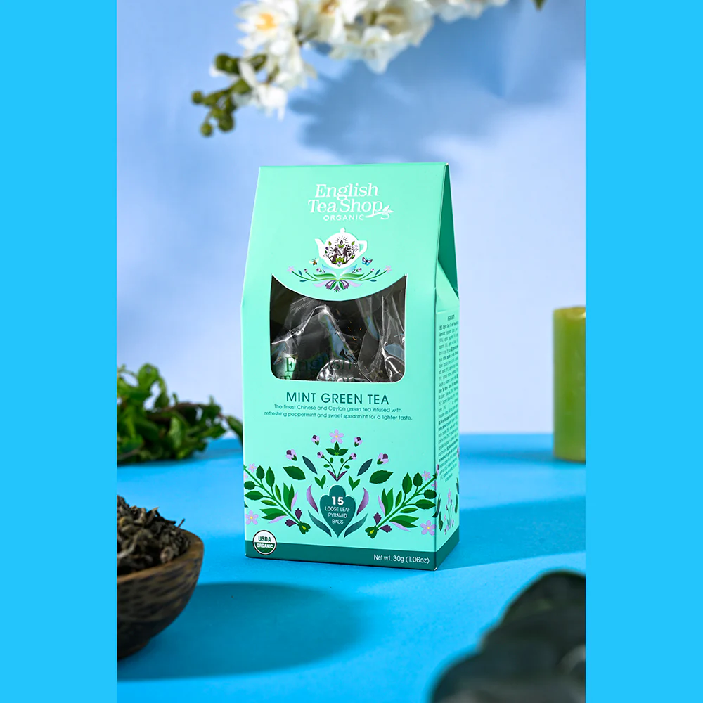 Mint Green Tea - 15 Pyramids - Image 4
