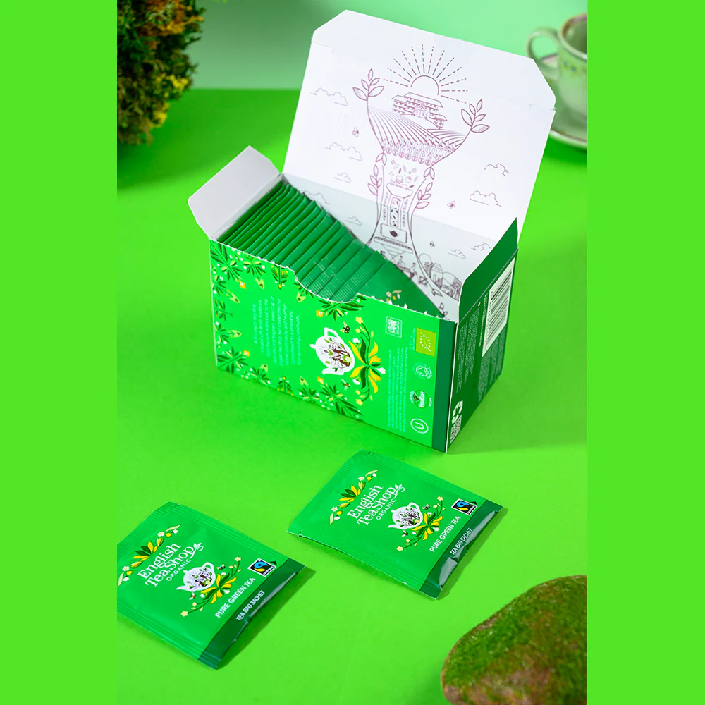 Pure Green Tea - 20 Tea Sachets - Image 3