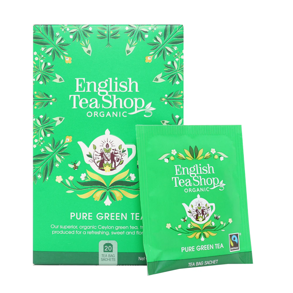 Pure Green Tea - 20 Tea Sachets - Image 4
