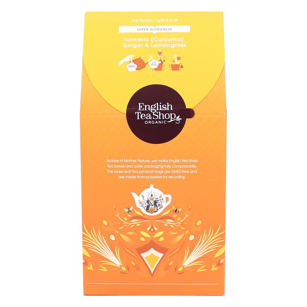 Turmeric (Curcuma), Ginger & Lemongrass - 15 Pyramids - Image 3