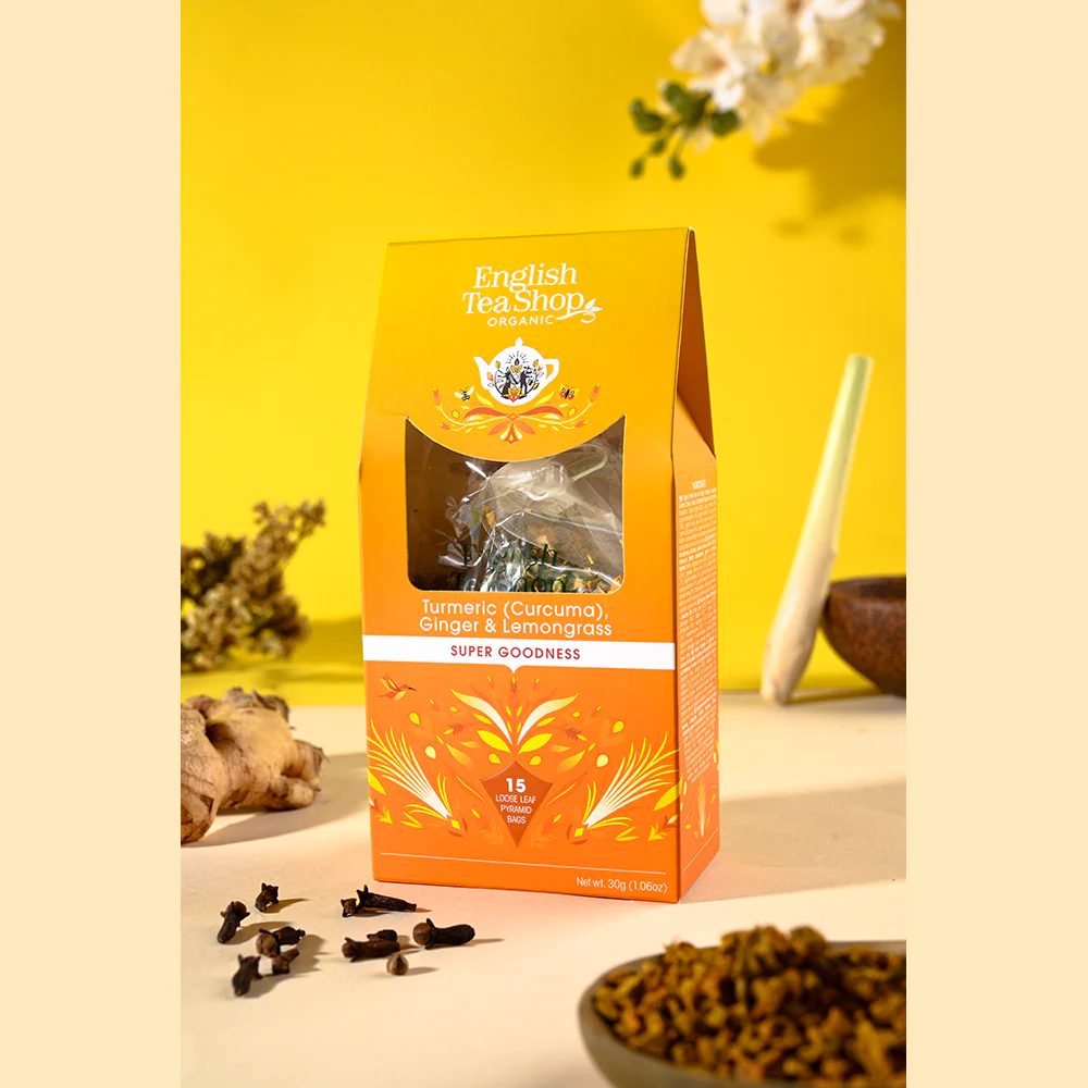 Turmeric (Curcuma), Ginger & Lemongrass - 15 Pyramids - Image 4