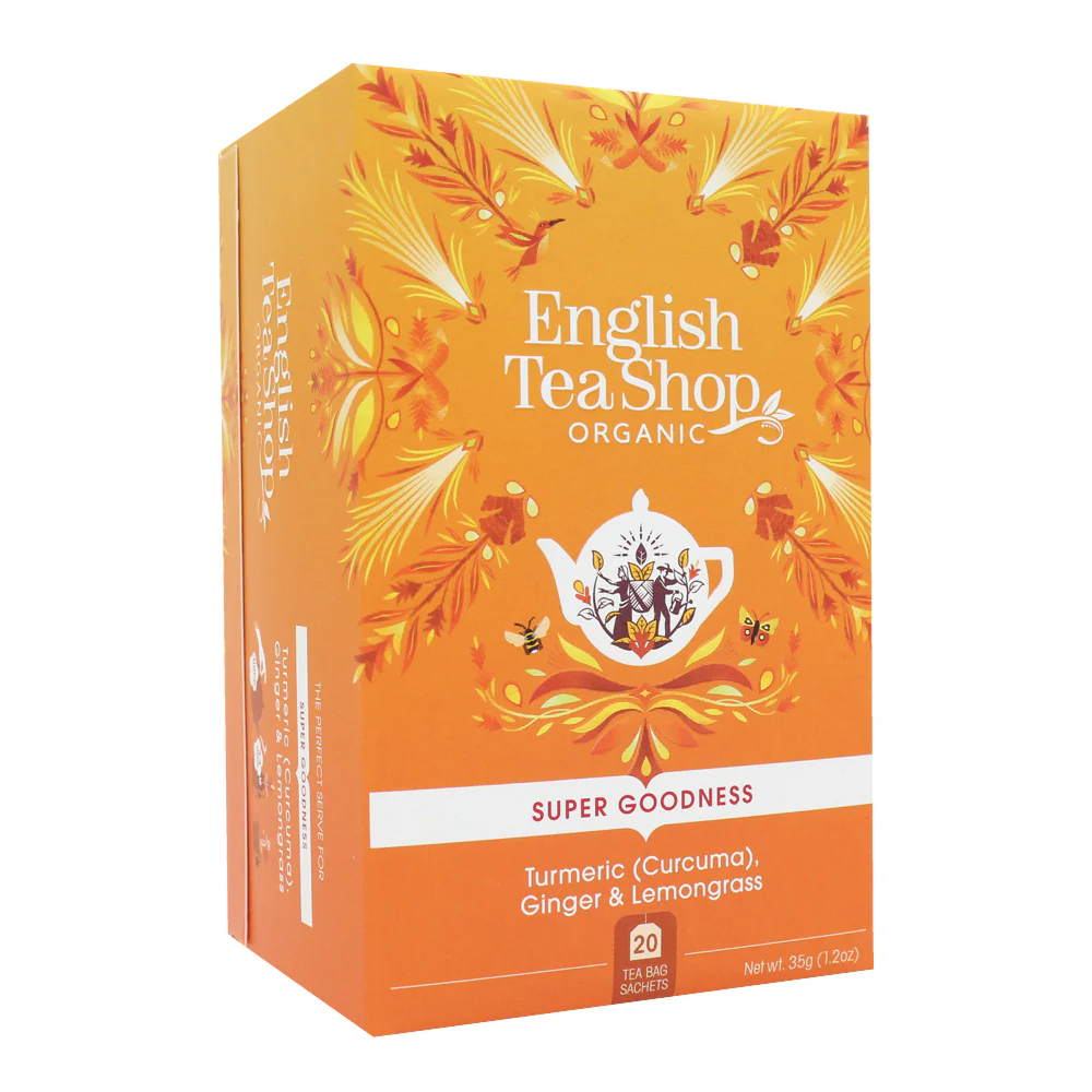 Turmeric (Curcuma), Ginger & Lemongrass - 20 Tea Sachets - Image 6