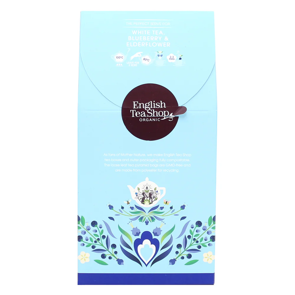 White Tea, Blueberry & Elderflower - 15 Pyramids - Image 3