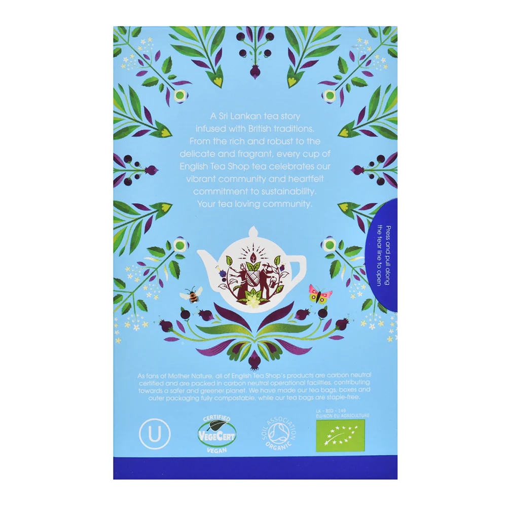 White Tea, Blueberry & Elderflower - 20 Tea Sachets - Image 5